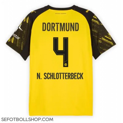 Billiga Borussia Dortmund Nico Schlotterbeck #4 Hemma fotbollskläder 2025-26 Kortärmad Billiga Borussia Dortmund Nico Schlotterbeck #4 Hemma fotbollskläder 2025-26 Kortärmad